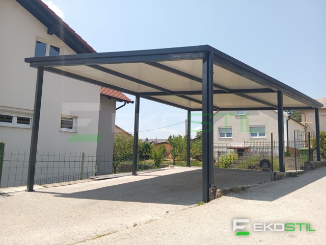 Montažna garaža i nadstrešnica, Eko Stil, ugrađeno – fotografija 7